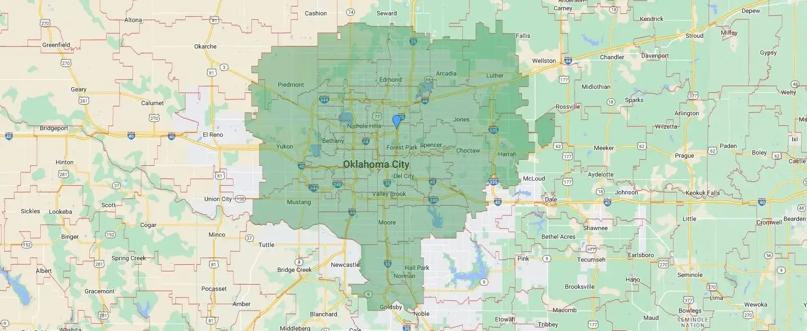 OKLAHOMA SOLAR SERVICE AREA