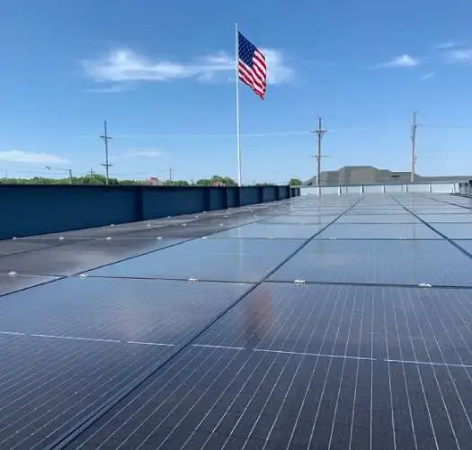 commercial solar panel installation